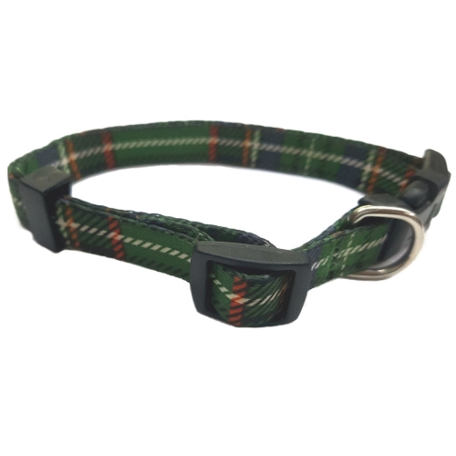 Collar Nylon 25 Mm 40-60 Cm Escoces Verde