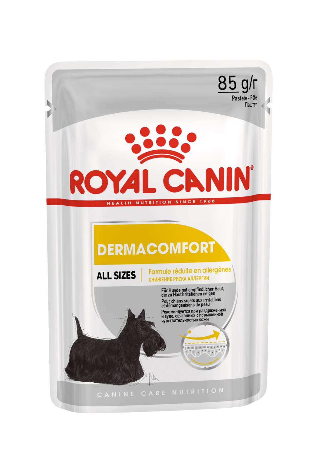 CCN Wet Dermacomfort 85gr (12uds)   Perro Royal Canin