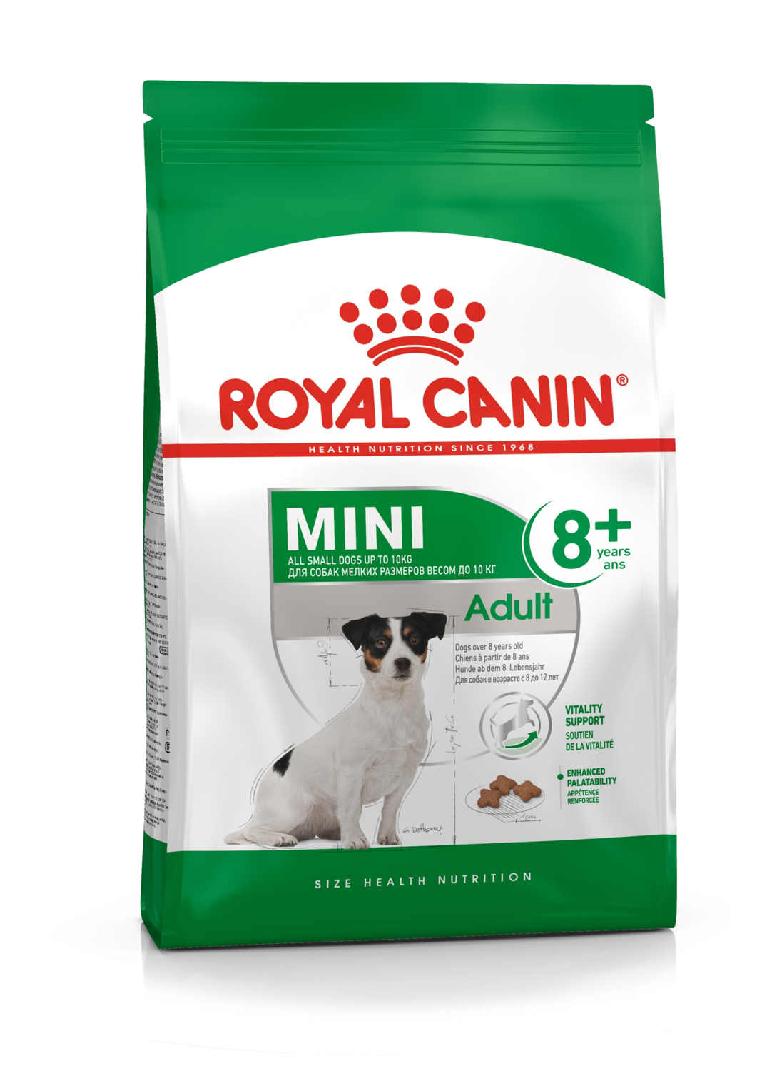 SHN Mini Adult+8 8kg Mini Adulto Perro Royal Canin