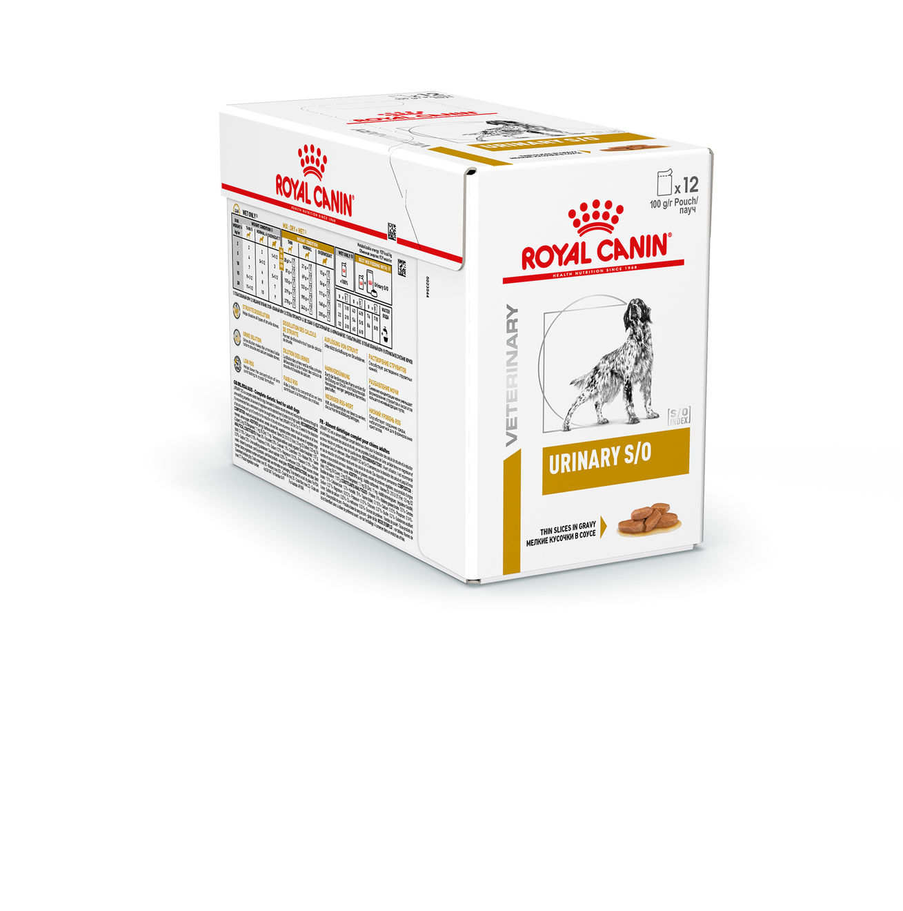 VHN Dog Wet Urinary S/O 100gr Pouch (12uds)  Adulto Perro Royal Canin