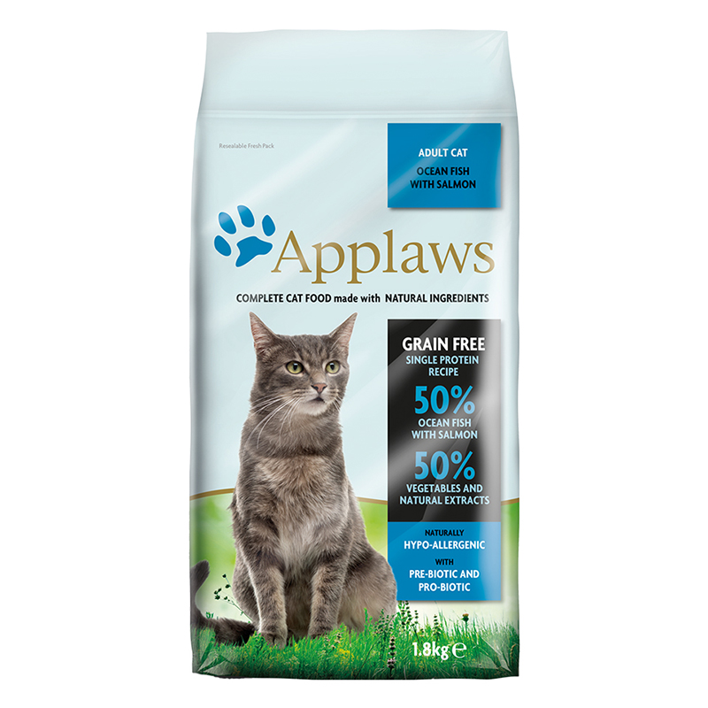 Applaws Cat Dry Adulto Pescado y Salmón 1,8kg   Gato Applaws