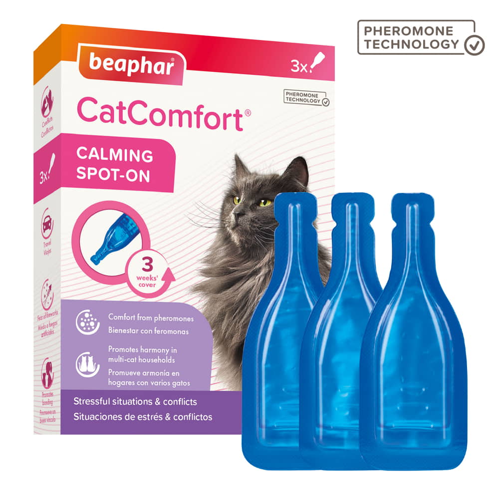 Catcomfort Pipetas Gatos 3uds   Gato Beaphar