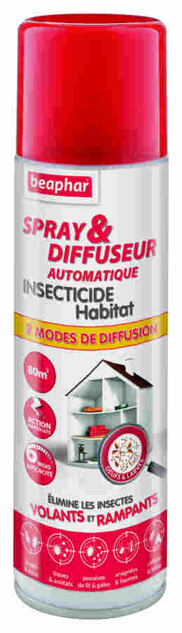 Spray Difusor Automatico Insecticida Ambiental 250ml*   Gato,Perro Beaphar