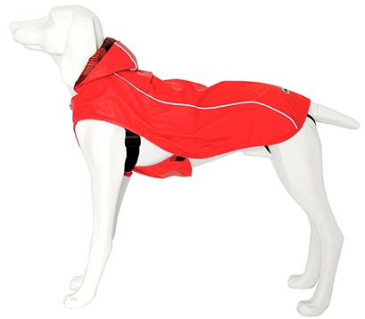 Abrigo Impermeable Artic 35cm Rojo   Perro Freedog