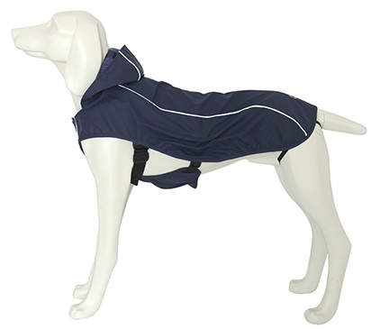 Abrigo Impermeable Artic 45cm Azul   Perro Freedog