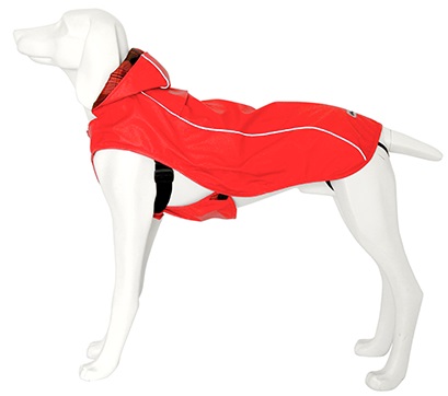 Abrigo Impermeable Artic 60cm Rojo   Perro Freedog