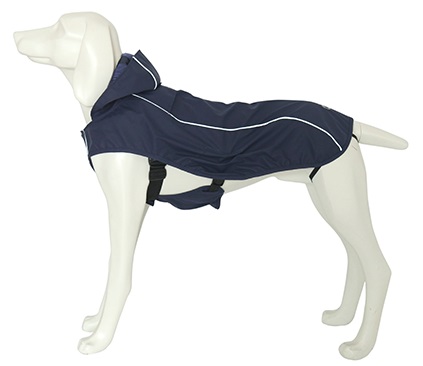 Abrigo Impermeable Artic 60cm Azul   Perro