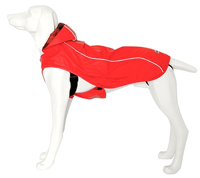 Abrigo Impermeable Artic 65cm Rojo   Perro Freedog