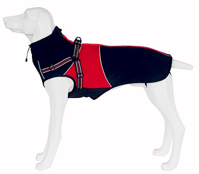 Abrigo Impermeable Cairo 60cm Negro   Perro Freedog