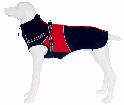 Abrigo Impermeable Cairo 65cm Negro   Perro Freedog