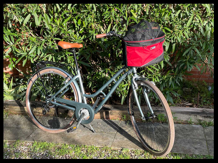 Bike Bag 38 x 28 x 36cm Rojo   Gato,Perro Freedog