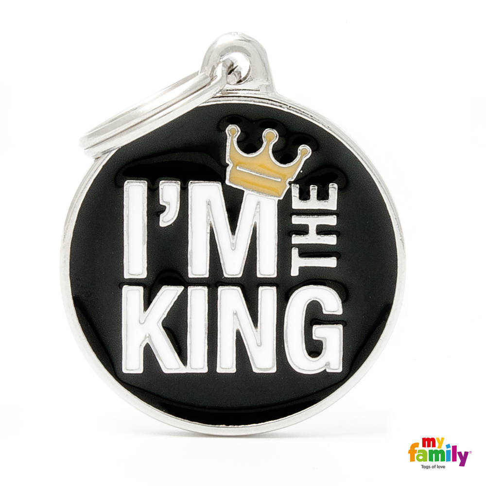 CH17KING I Am The King   Gato,Perro My Family