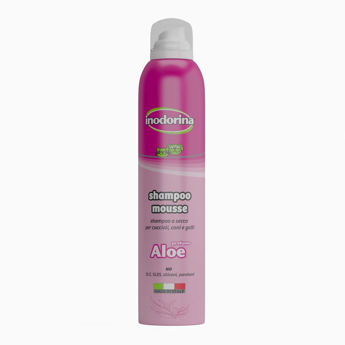 inodorina Shampoo Mousse - Aloe 300 ml   Perro Inodorina