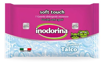 Inodorina Guante Soft Touch – Talco 1ud   Gato,Perro Inodorina
