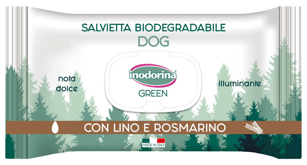 Inodorina Green Toallitas Iluminadoras 30uds   Perro Inodorina
