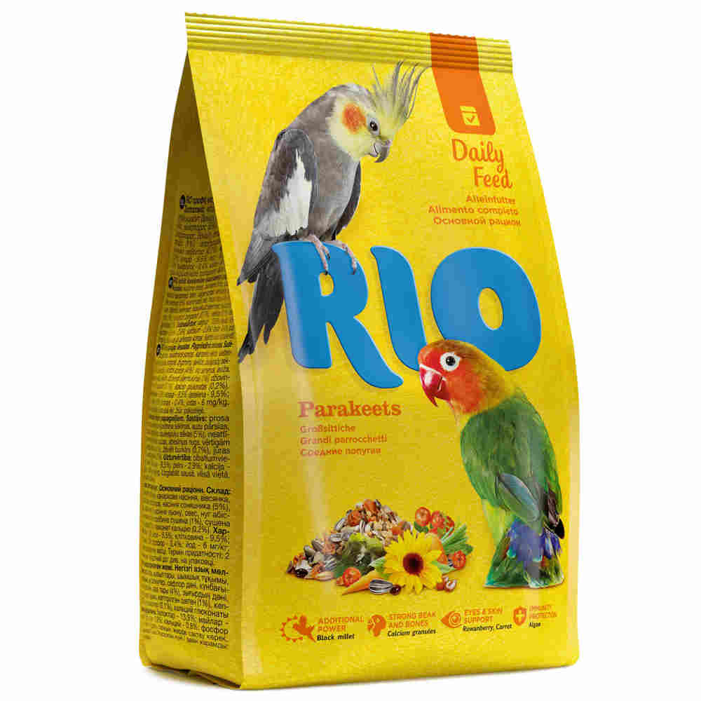 Rio Alimento Diario Pequeñas Cotorras 20kg   Aves Rio
