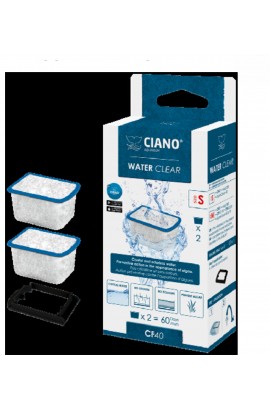 CF40 Ciano Water Clear 2 unidades Cartuchos de filtro para acuario 