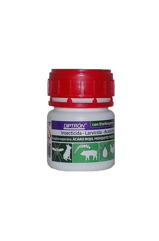 DIPTRON 100 ml. Insecticida-Larvicida-Acaricida Acaro Rojo,mosquito tigre,Avispas,etc. Diptron