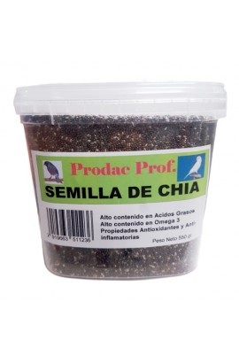 Chia (salvia Hispanica) Tarrina 550 Gr.