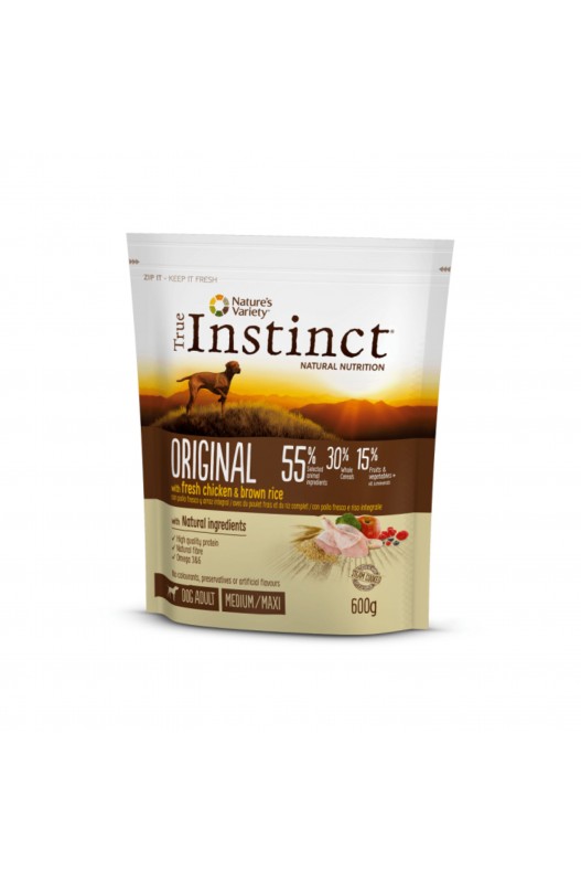 Instinct No Grain Mediun Adult.12 Kg.