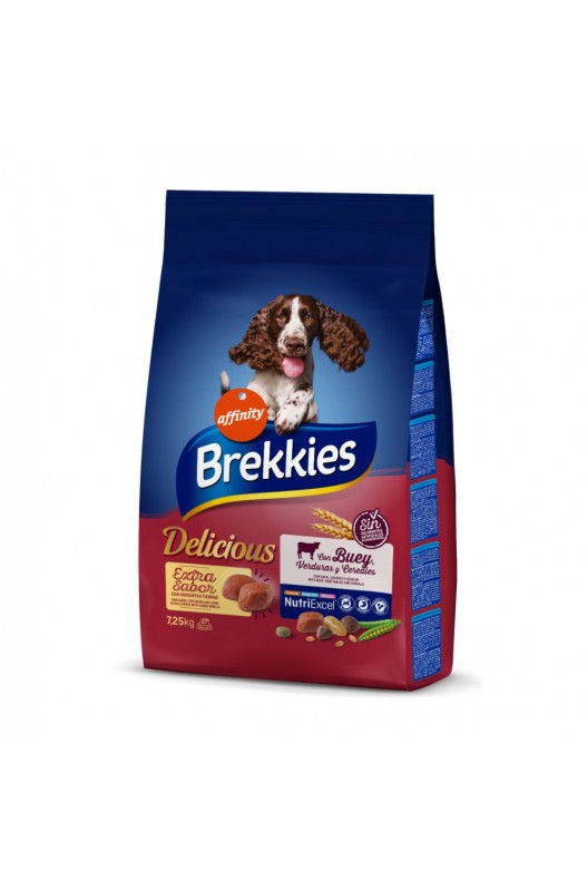 BREKKIES DELICIOUS BEEF 7.25 KG. Brekkies