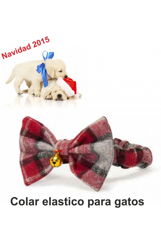 COLLAR ELASTICO MASCOTA Palomita Navidad Perros y gatos. Camon