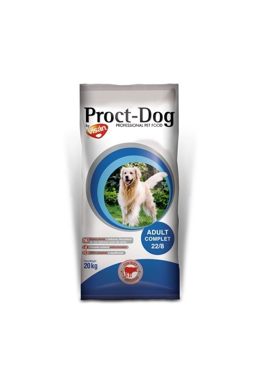 PROCT-DOG ADULT COMPLET 4 KG. 22/8. -4- Buey y Verduras ProctDog